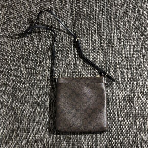 Coach F58309 Signature North South Crossbody Bag - Picture 2 of 9